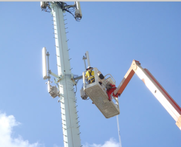 Workers on Pole